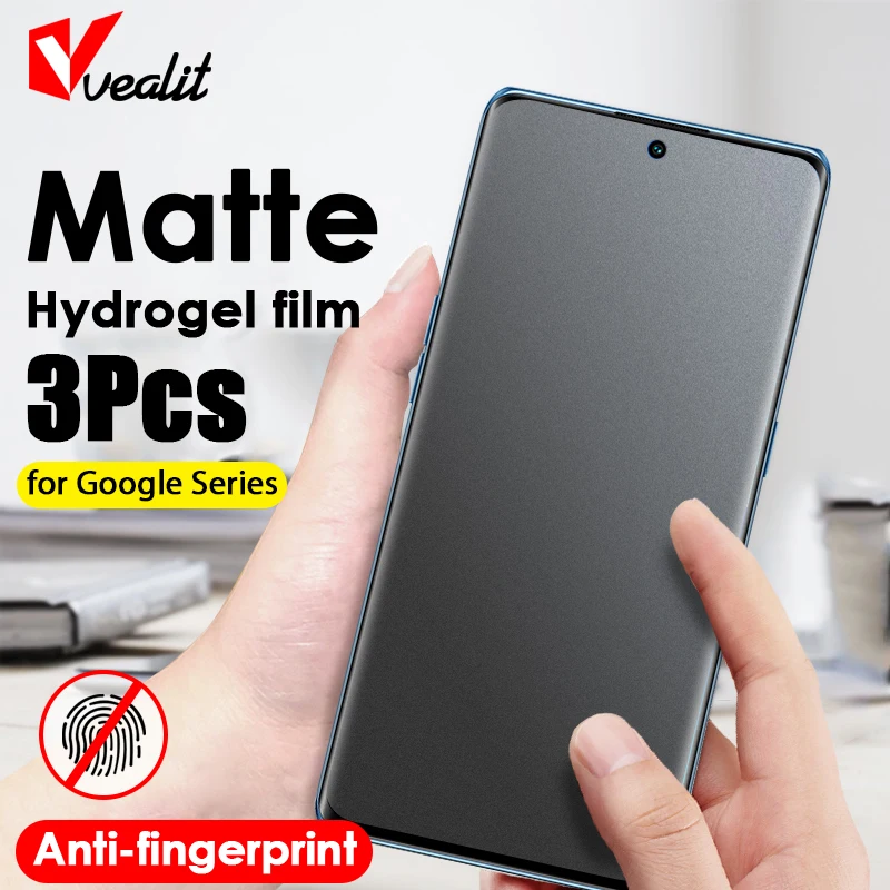 1-3pcs no fingerprint Matte Screen Protector for Google Pixel 7 6 Pro Full Cover Hydrogel Film for Google Pixel 7a 6a 5a 4a 4 XL
1-3pcs no fingerprint Matte Screen Protector for Google Pixel 7 6 Pro Full Cover Hydrogel Film for Google Pixel 7a 6a 5a 4a 4 XL