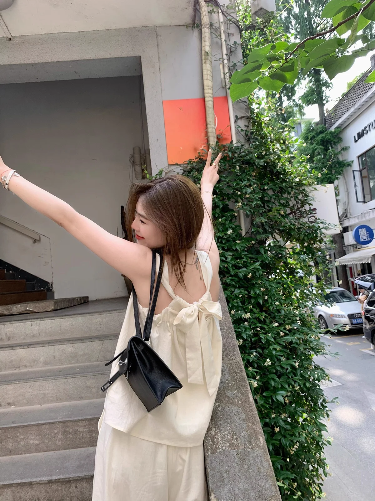 Комплект из льняного топа и брюк Xiaojun Britney Loose Sensation Ba: Новинка летней коллекции, повседневный комплект из двух предметов для женщин, весна-лето
Комплект из льняного топа и брюк Xiaojun Britney Loose Sensation Ba: Новинка летней коллекции, повседневный комплект из двух предметов для женщин, весна-лето