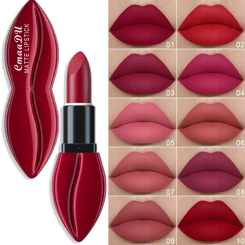 CmaaDu Matte Lipstick - Full Rich Colors Natural Moisture Comfortable Smooth Texture Long-Lasting Easy Apply
CmaaDu Matte Lipstick - Full Rich Colors Natural Moisture Comfortable Smooth Texture Long-Lasting Easy Apply
