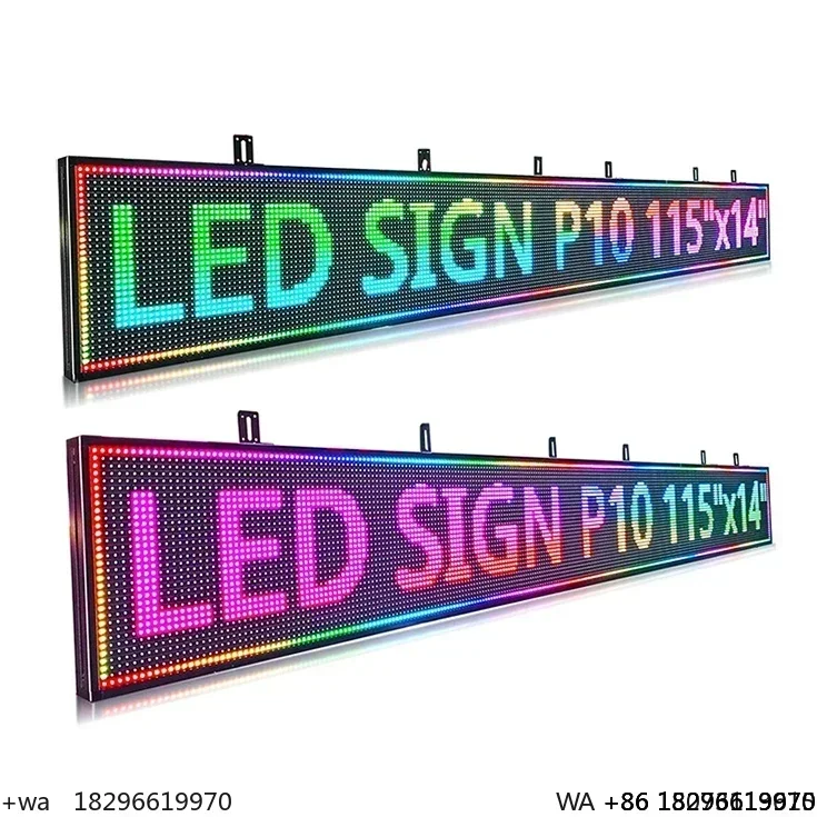 Outdoor P3/P6 LED Scrolling Sign IP65 Waterproof Dustproof Banner with WiFi Connection
Outdoor P3/P6 LED Scrolling Sign IP65 Waterproof Dustproof Banner with WiFi Connection