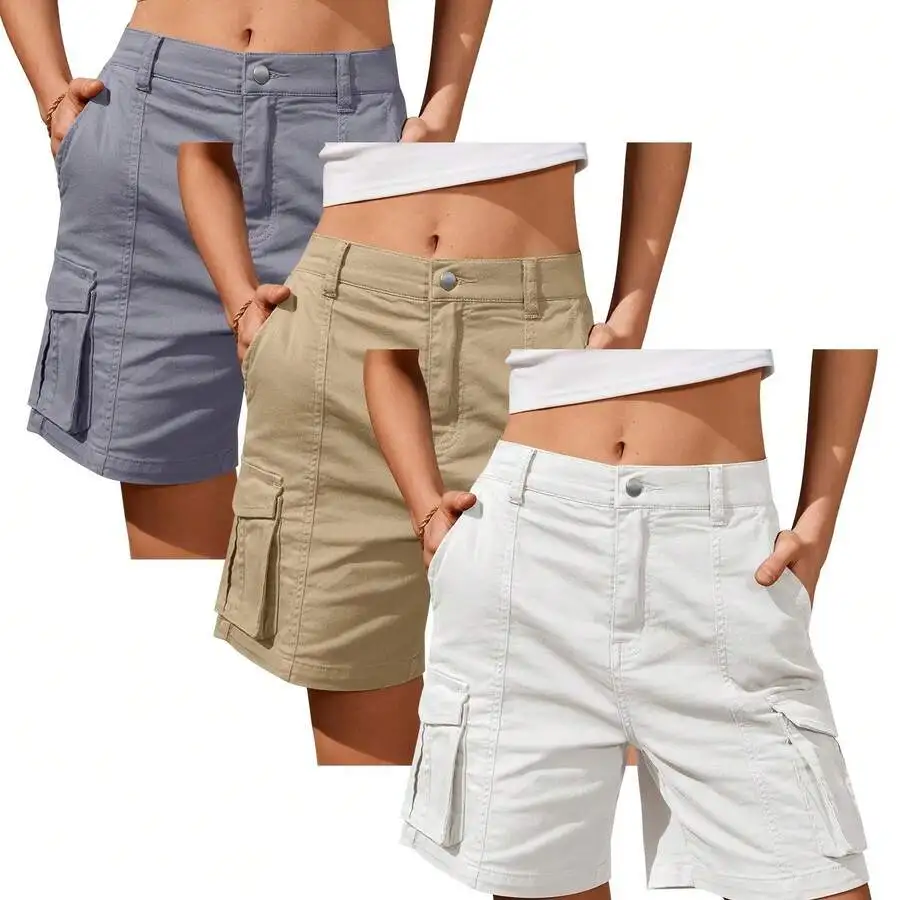 3pcs Womens Cargo Shorts Summer Casual Outdoor Hiking Shorts
3pcs Womens Cargo Shorts Summer Casual Outdoor Hiking Shorts