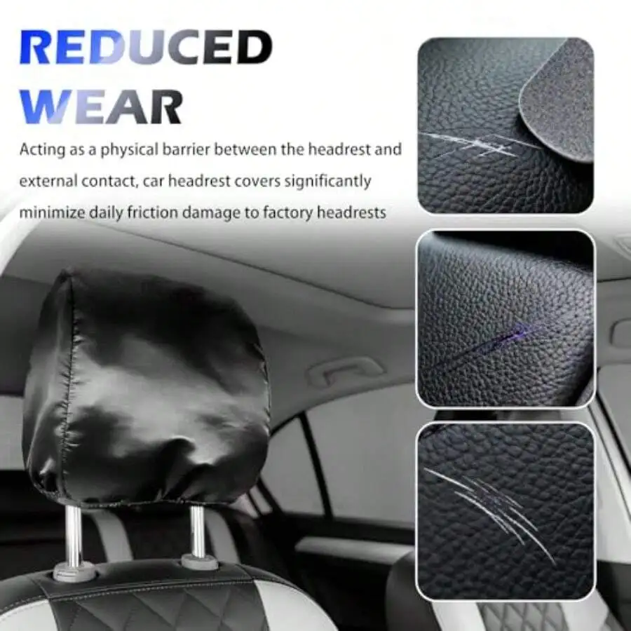 2PCS Adjustable Car Headrest Covers Anti-Dust Scratch Protection Universal Reusable Auto Interior Accessory
2PCS Adjustable Car Headrest Covers Anti-Dust Scratch Protection Universal Reusable Auto Interior Accessory