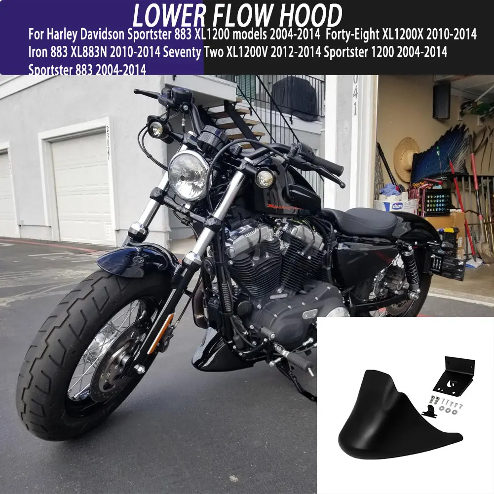 Motorcycle Parts Fairing Lower Cover Cowl Engine Cover Fairing Exhuast Guard For Harley Davidson Sportster 883 Xl1200 1200
Motorcycle Parts Fairing Lower Cover Cowl Engine Cover Fairing Exhuast Guard For Harley Davidson Sportster 883 Xl1200 1200