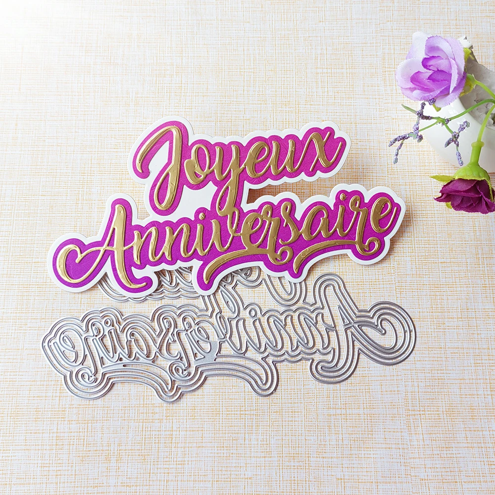 New 18cm Portuguese Happy Birthday cutting dies scrapbook decoration embossed photo album decoration card making DIY crafts
New 18cm Portuguese Happy Birthday cutting dies scrapbook decoration embossed photo album decoration card making DIY crafts