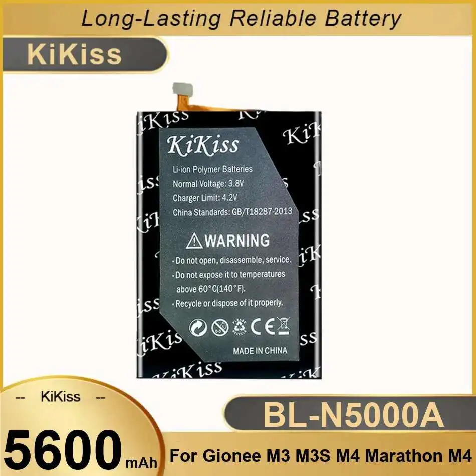 BL-N5000A Премиум-замена 5600 мАч для Gionee M3 M3S M4 Marathon M4, аккумулятор для мобильного телефона
BL-N5000A Премиум-замена 5600 мАч для Gionee M3 M3S M4 Marathon M4, аккумулятор для мобильного телефона