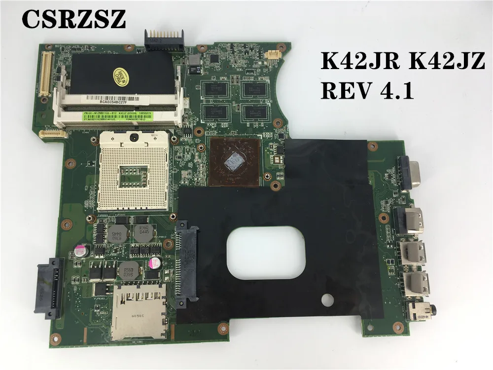 Материнская плата K42JR REV 4,1 для ноутбука ASUS K42J K42JZ, материнская плата K42JR, полностью протестированная работа
Материнская плата K42JR REV 4,1 для ноутбука ASUS K42J K42JZ, материнская плата K42JR, полностью протестированная работа