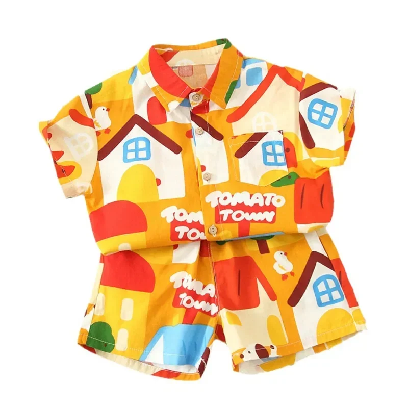 New Summer Baby Clothes Suit Children Boys Shirt Shorts 2Pcs/Sets Infant Casual Outfits Toddler Fashion Costume Kids Tracksuits
New Summer Baby Clothes Suit Children Boys Shirt Shorts 2Pcs/Sets Infant Casual Outfits Toddler Fashion Costume Kids Tracksuits