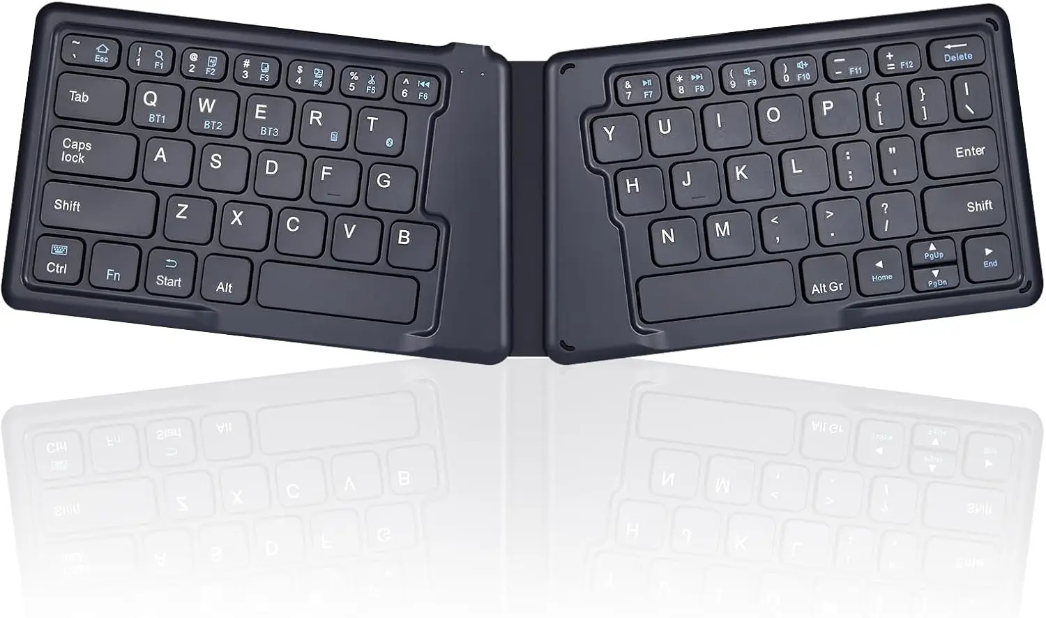 PERIBOARD-805E US Wireless Foldable Ergonomic Bluetooth Keyboard, Ultra-Thin X-Type Keys, Compatible with iOS, Android
PERIBOARD-805E US Wireless Foldable Ergonomic Bluetooth Keyboard, Ultra-Thin X-Type Keys, Compatible with iOS, Android