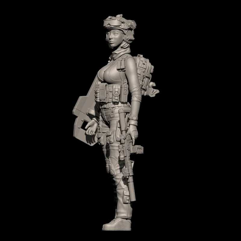 1/24 Brave Female Soldier Resin Model Figure Gk Micro Miniature 3d Printed White Model Toy Unassembled And Unpainted Kit
1/24 Brave Female Soldier Resin Model Figure Gk Micro Miniature 3d Printed White Model Toy Unassembled And Unpainted Kit
