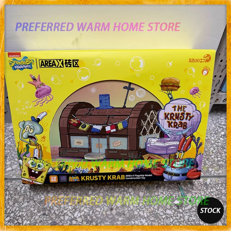 In Stock AREAX SpongeBob SquarePants Krusty Krab Building Block Assembling Toys Canteen Eugene H. Krabs Squidward Spongebob
In Stock AREAX SpongeBob SquarePants Krusty Krab Building Block Assembling Toys Canteen Eugene H. Krabs Squidward Spongebob
