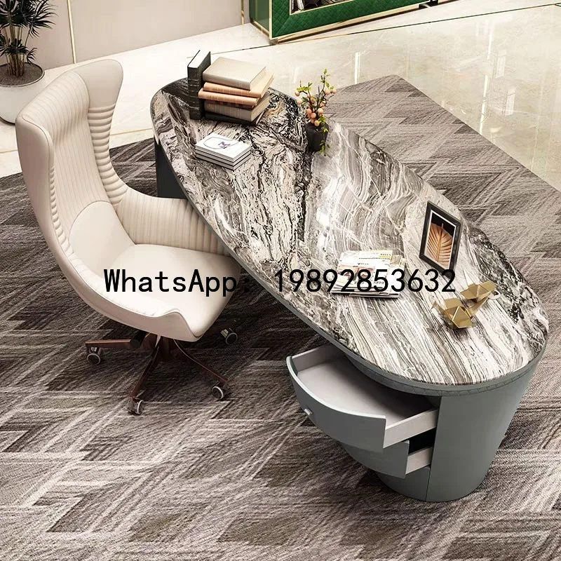 XL Marble Desk Light Luxury Modern High-end Boss Desk Irregular Shape with Drawer Office Desk
XL Marble Desk Light Luxury Modern High-end Boss Desk Irregular Shape with Drawer Office Desk