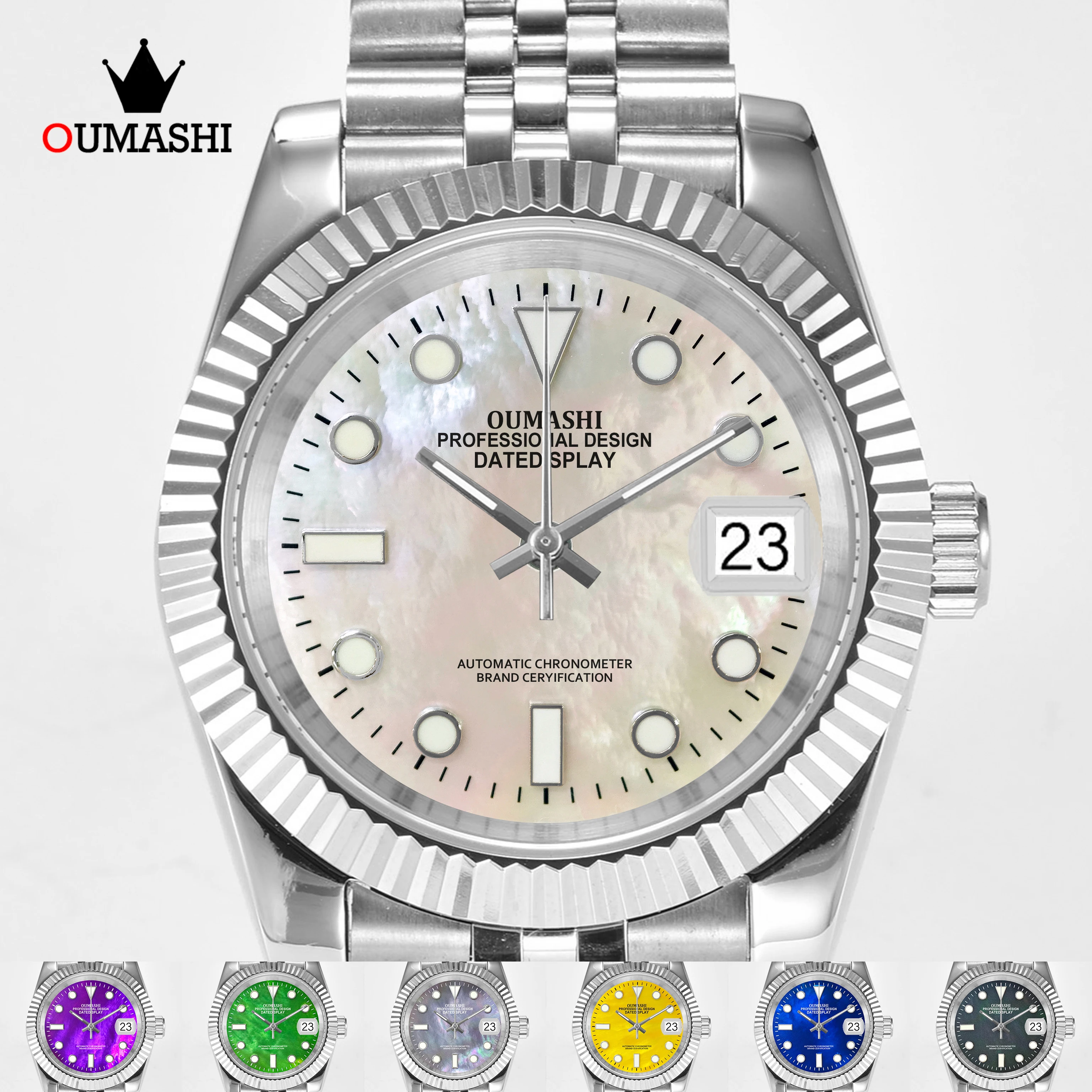 OUMASHI 39/36mm Natural Shell Dial Watch with Customizable Logo High-Quality Men’s Watch with Sapphire Glass
OUMASHI 39/36mm Natural Shell Dial Watch with Customizable Logo High-Quality Men’s Watch with Sapphire Glass