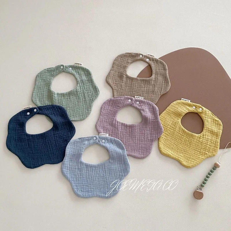 Ins Aesthetic Solid Petal Baby Bib 6-Layer Cotton Gauze Drool Bib Newborn Soft Saliva Bib Cute Infant Bandana for Photo Prop
Ins Aesthetic Solid Petal Baby Bib 6-Layer Cotton Gauze Drool Bib Newborn Soft Saliva Bib Cute Infant Bandana for Photo Prop