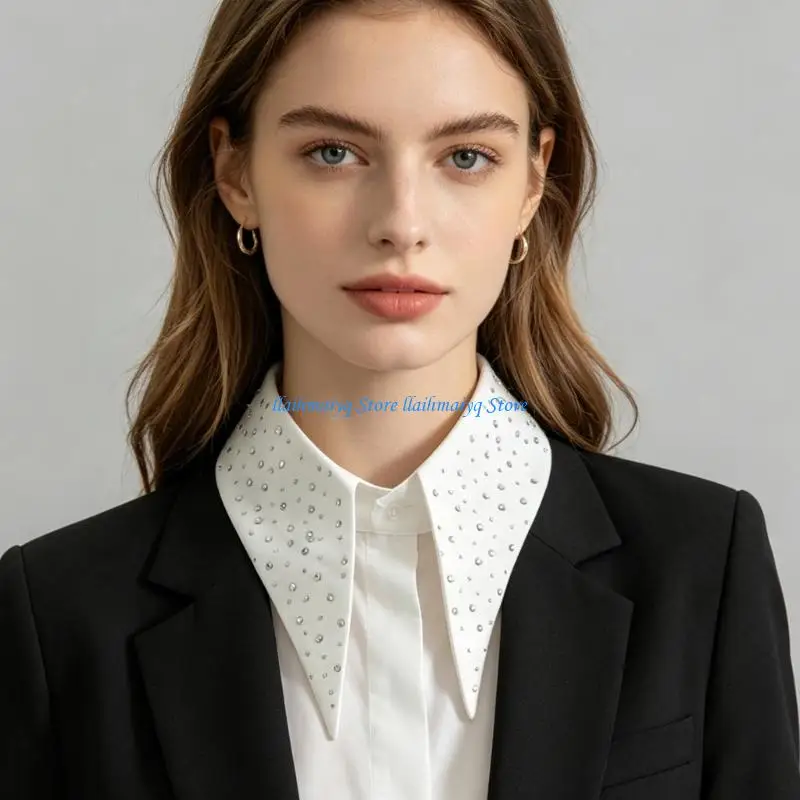 573B Fashion Rhinestones Collar Necklace Alternative Top Accessory Trendy Women
573B Fashion Rhinestones Collar Necklace Alternative Top Accessory Trendy Women