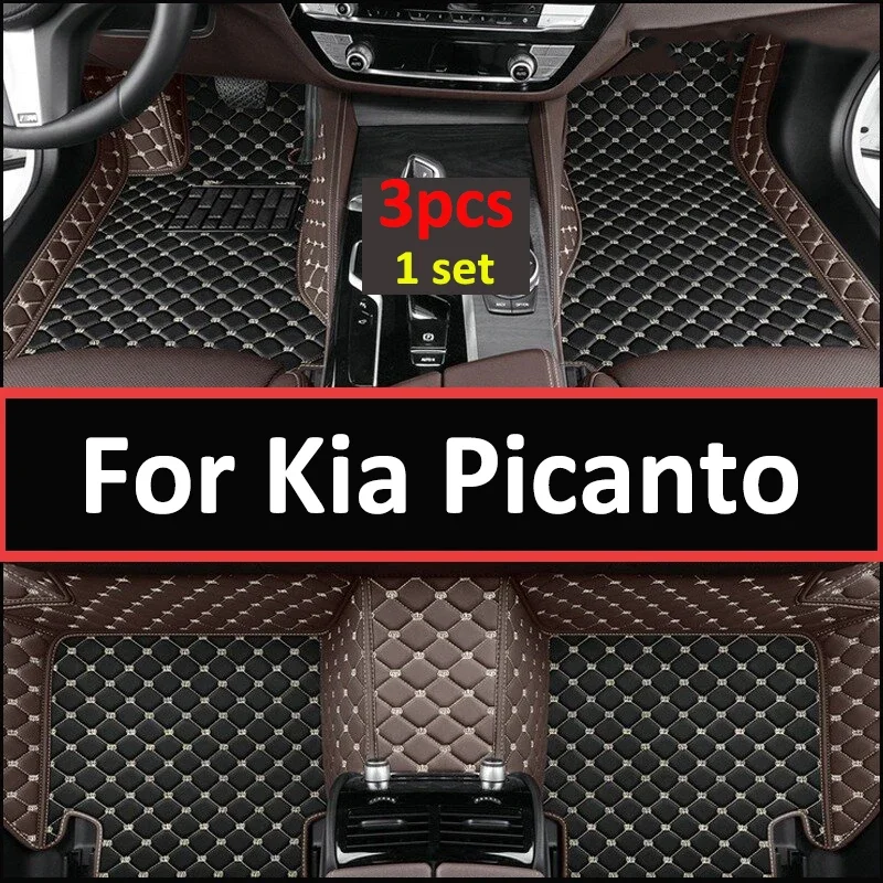 Кожаные автомобильные коврики для Kia Picanto Morning Grand Eko Taxi JA 2012 ~ 2017, 5 дверных противогрязных ковриков, аксессуары для машин
Кожаные автомобильные коврики для Kia Picanto Morning Grand Eko Taxi JA 2012 ~ 2017, 5 дверных противогрязных ковриков, аксессуары для машин