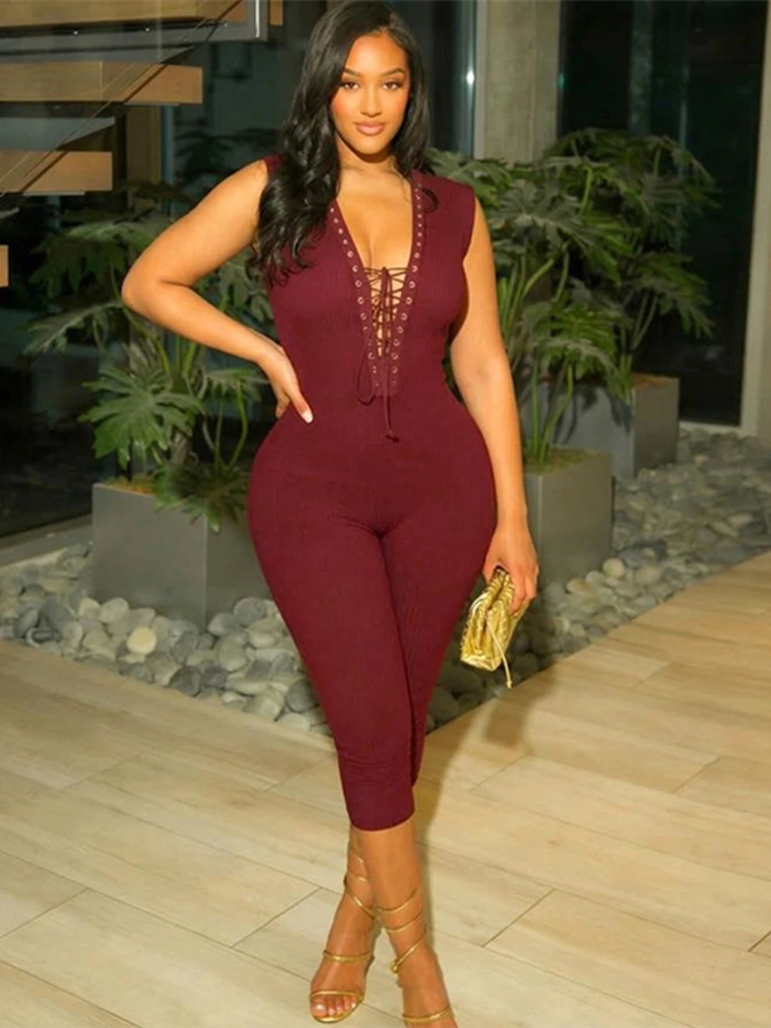 Women's Street Style Mid-Waist Overalls Jumpsuit Rompers Shorts Seven-Nine Pants Summer Regular Thickness Chinese Production
Women's Street Style Mid-Waist Overalls Jumpsuit Rompers Shorts Seven-Nine Pants Summer Regular Thickness Chinese Production