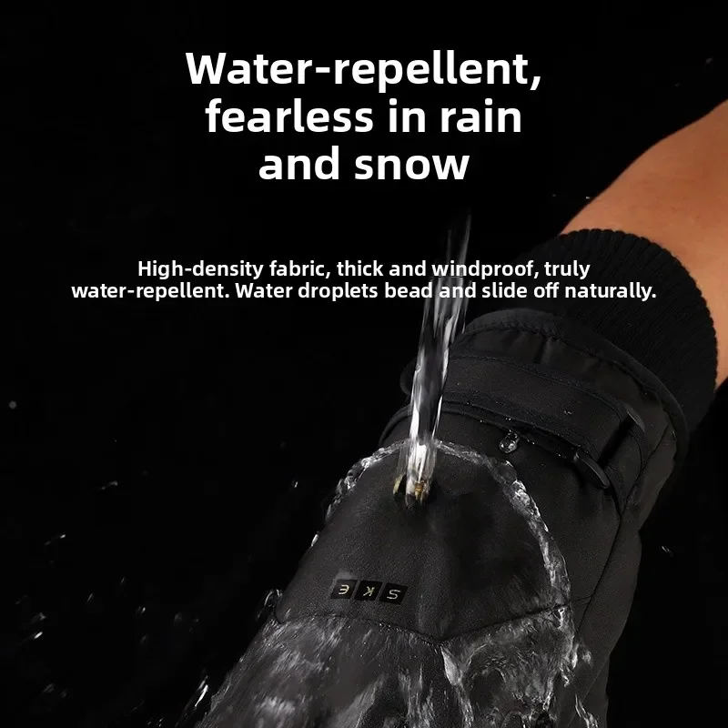 Winter Waterproof Skiing Gloves Thermal Touchscreen Motorbike Riding Gloves Unisex Thickened Fleece Lined Warm Non-slip Gloves
Winter Waterproof Skiing Gloves Thermal Touchscreen Motorbike Riding Gloves Unisex Thickened Fleece Lined Warm Non-slip Gloves
