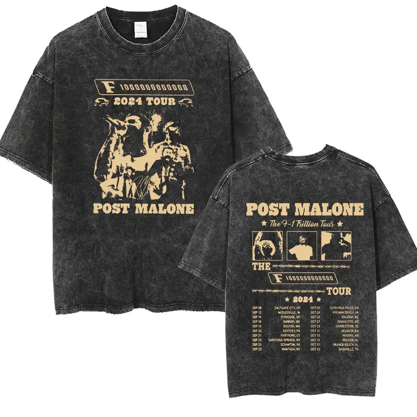 Винтажная стирающаяся футболка с надписью «P-Post M-Malones The F-1 triltour», новинка 2024, футболки для мужчин и женщин в стиле хип-хоп, в стиле Харадзюку, футболка большого размера, уличная одежда
Винтажная стирающаяся футболка с надписью «P-Post M-Malones The F-1 triltour», новинка 2024, футболки для мужчин и женщин в стиле хип-хоп, в стиле Харадзюку, футболка большого размера, уличная одежда