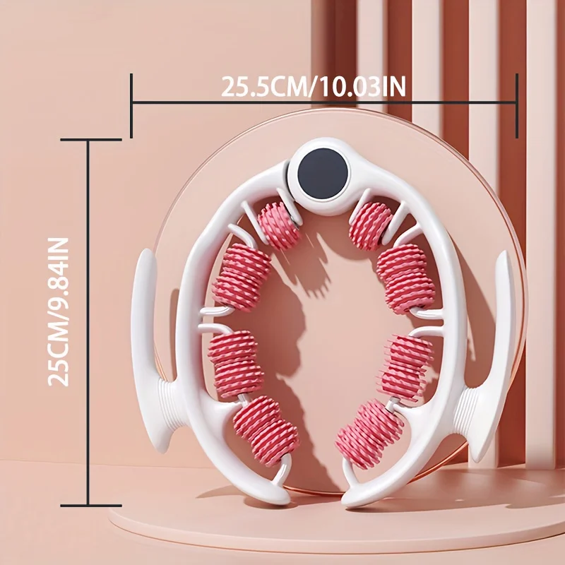 14-Wheel Yoga Fitness Roller - Deep Tissue Massage Tool for Home Workouts & Yoga, Ergonomic Design, Manual Operation, Durable PP
14-Wheel Yoga Fitness Roller - Deep Tissue Massage Tool for Home Workouts & Yoga, Ergonomic Design, Manual Operation, Durable PP
