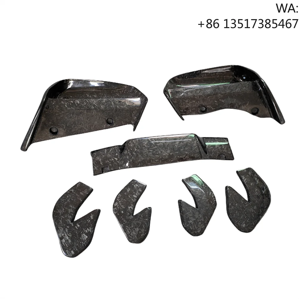 Used for BMW I8 Upgrade EB Style Forged Pattern Rear Lip Bumper Diffuser Rear Diffuser External Body Kit