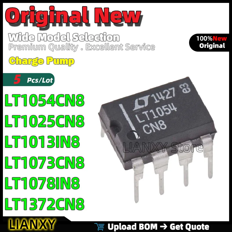 5 шт. DIP-8 LT1054CN8 LT1025CN8 LT1013IN8 LT1073CN8 LT1078IN8 LT1372CN8 зарядный насос новый оригинальный
5 шт. DIP-8 LT1054CN8 LT1025CN8 LT1013IN8 LT1073CN8 LT1078IN8 LT1372CN8 зарядный насос новый оригинальный