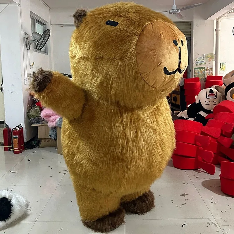 Inflatable Capybara Mascot Costume Adult Cartoon Cosplay Suit for Party Christmas Halloween Carnival Performances No Battery
Inflatable Capybara Mascot Costume Adult Cartoon Cosplay Suit for Party Christmas Halloween Carnival Performances No Battery