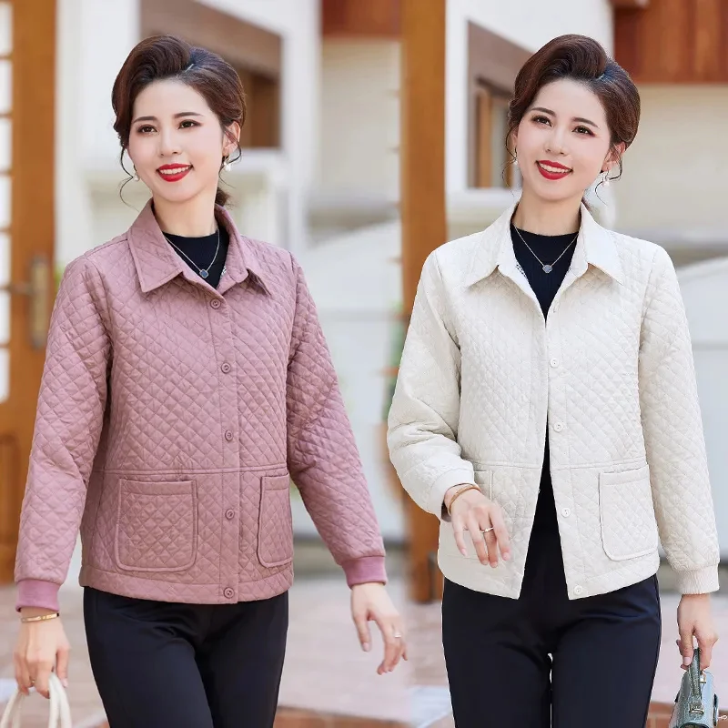 Middle-Aged Elderly Women Cotton Coat New Autumn Winter Jacket Cotton Clip Warm Inner Lining Cotton Jacket Tops Outerwear
Middle-Aged Elderly Women Cotton Coat New Autumn Winter Jacket Cotton Clip Warm Inner Lining Cotton Jacket Tops Outerwear