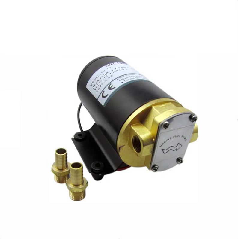 Singflo FP-12 12V Gear Pump 12 LPM 3.2 GPM Self-Priming Oil Water Pump