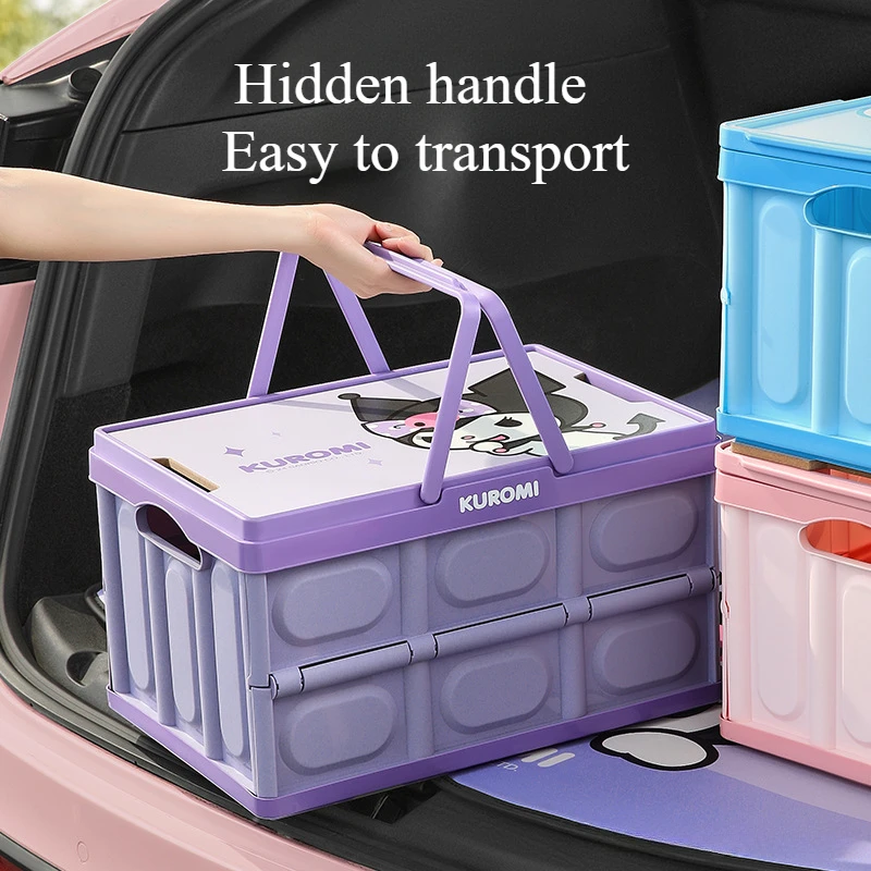 Kuromi Foldable Car Trunk Storage Box Hello Kitty My Melody Portable Camping Organizer in Car Supplies for Vehicle Storage
Kuromi Foldable Car Trunk Storage Box Hello Kitty My Melody Portable Camping Organizer in Car Supplies for Vehicle Storage