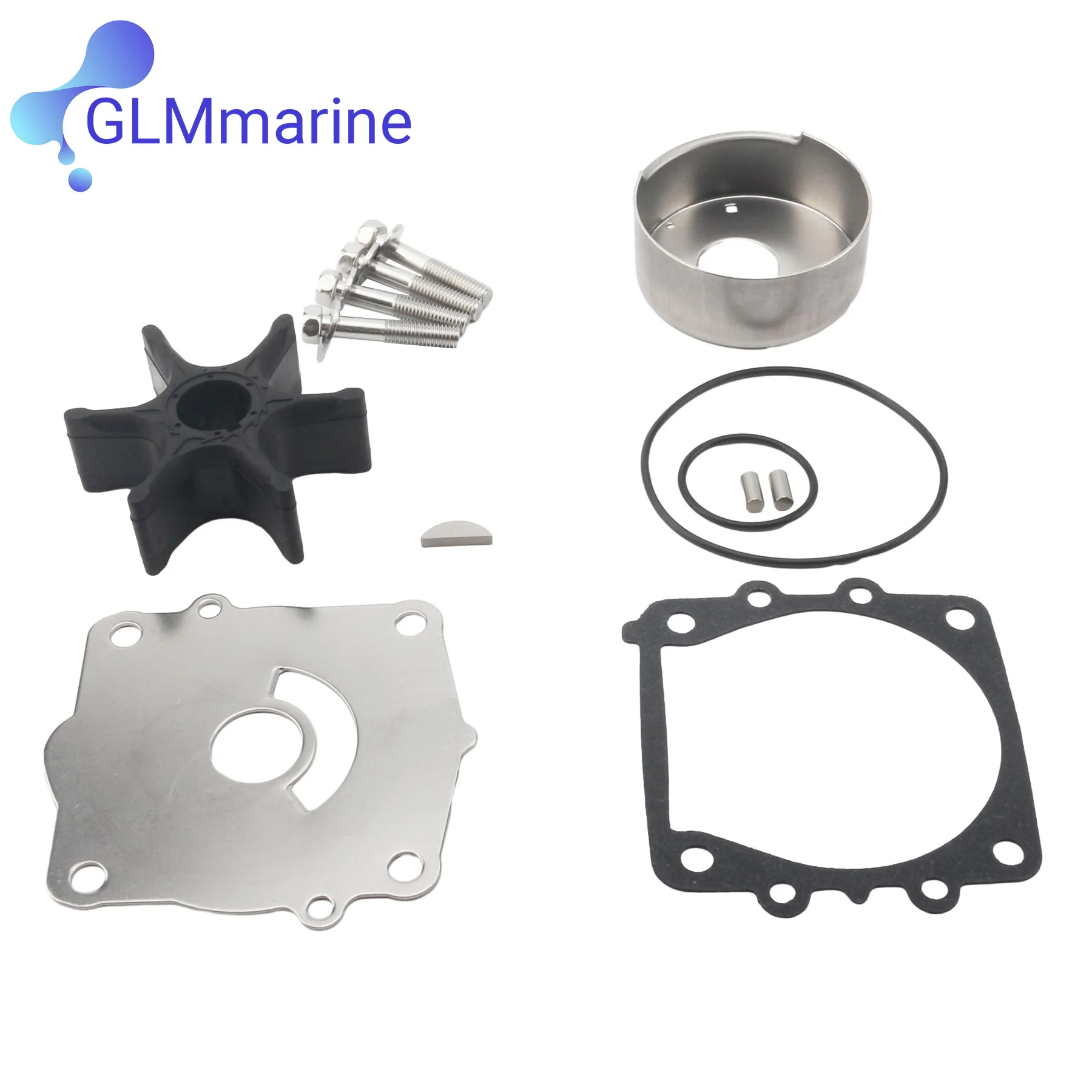 Fits for Yamaha Marine F VF LF 75 90 115 HP 4-Stroke Outboard Engines Water Pump Rebuild Kit 68V-W0078-02 68V-W0078-01 18-3523
Fits for Yamaha Marine F VF LF 75 90 115 HP 4-Stroke Outboard Engines Water Pump Rebuild Kit 68V-W0078-02 68V-W0078-01 18-3523