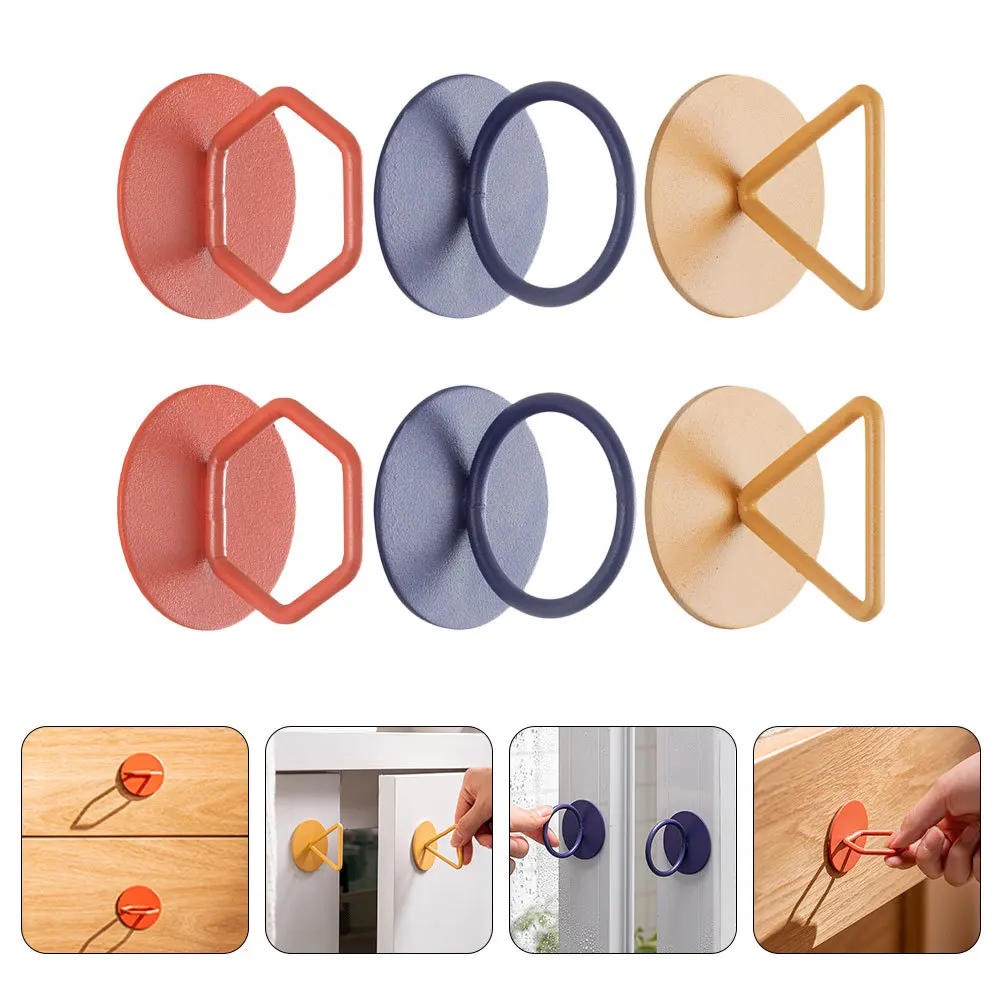 6Pcs Door Window Auxiliary Pull Handles Paste Type No Punching Household Furniture Door Knobs Reliable Carbon Steel Sturdy
6Pcs Door Window Auxiliary Pull Handles Paste Type No Punching Household Furniture Door Knobs Reliable Carbon Steel Sturdy