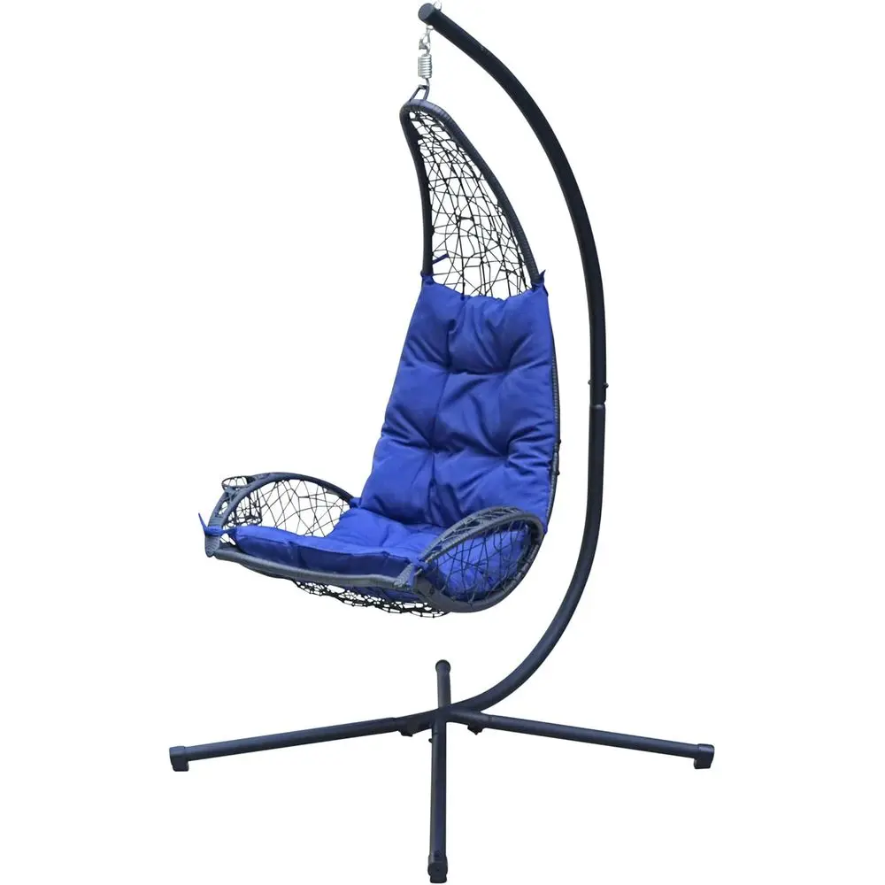 Comfortable Rattan Swing Chair with Stand for Relaxing
Comfortable Rattan Swing Chair with Stand for Relaxing