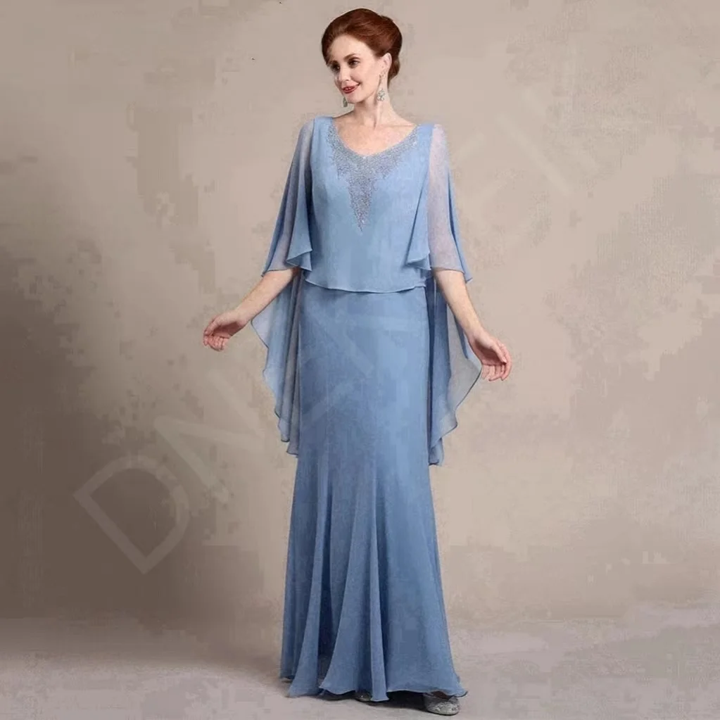 Elegant Mother Of The Bride Dress For Wedding Chiffon A Line Plus Size Woman Guest Party Gown
Elegant Mother Of The Bride Dress For Wedding Chiffon A Line Plus Size Woman Guest Party Gown