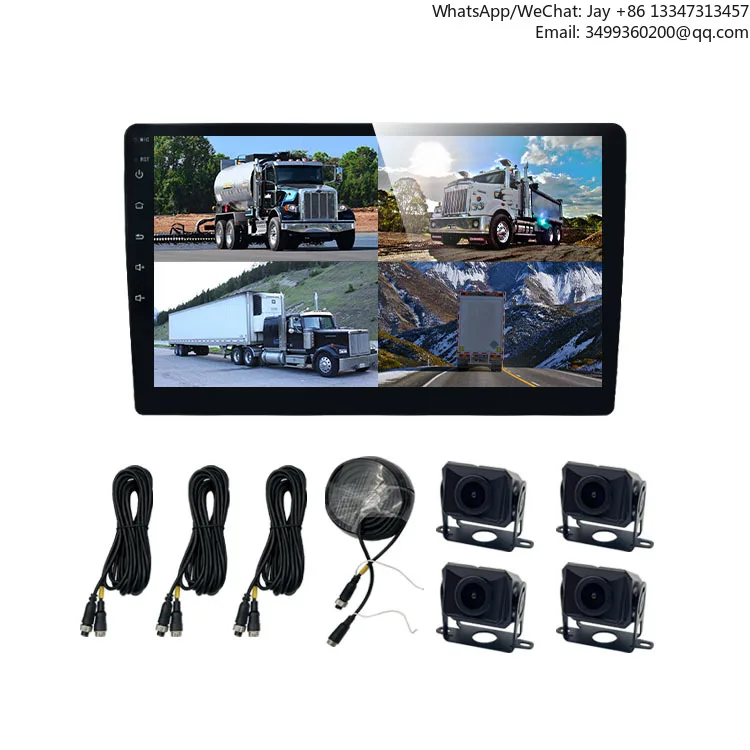 Truck 360 Degree Camera System DVR Vehicle Camera Video Car Bird View ing 4 Channel Cameras System For Bus
Truck 360 Degree Camera System DVR Vehicle Camera Video Car Bird View ing 4 Channel Cameras System For Bus