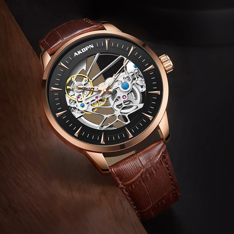 Original Luxury Automatic Mechanical Watch for Man Business Watch Hollows Skeleton Tourbillon Mechanical Men's Watch relógio
Original Luxury Automatic Mechanical Watch for Man Business Watch Hollows Skeleton Tourbillon Mechanical Men's Watch relógio
