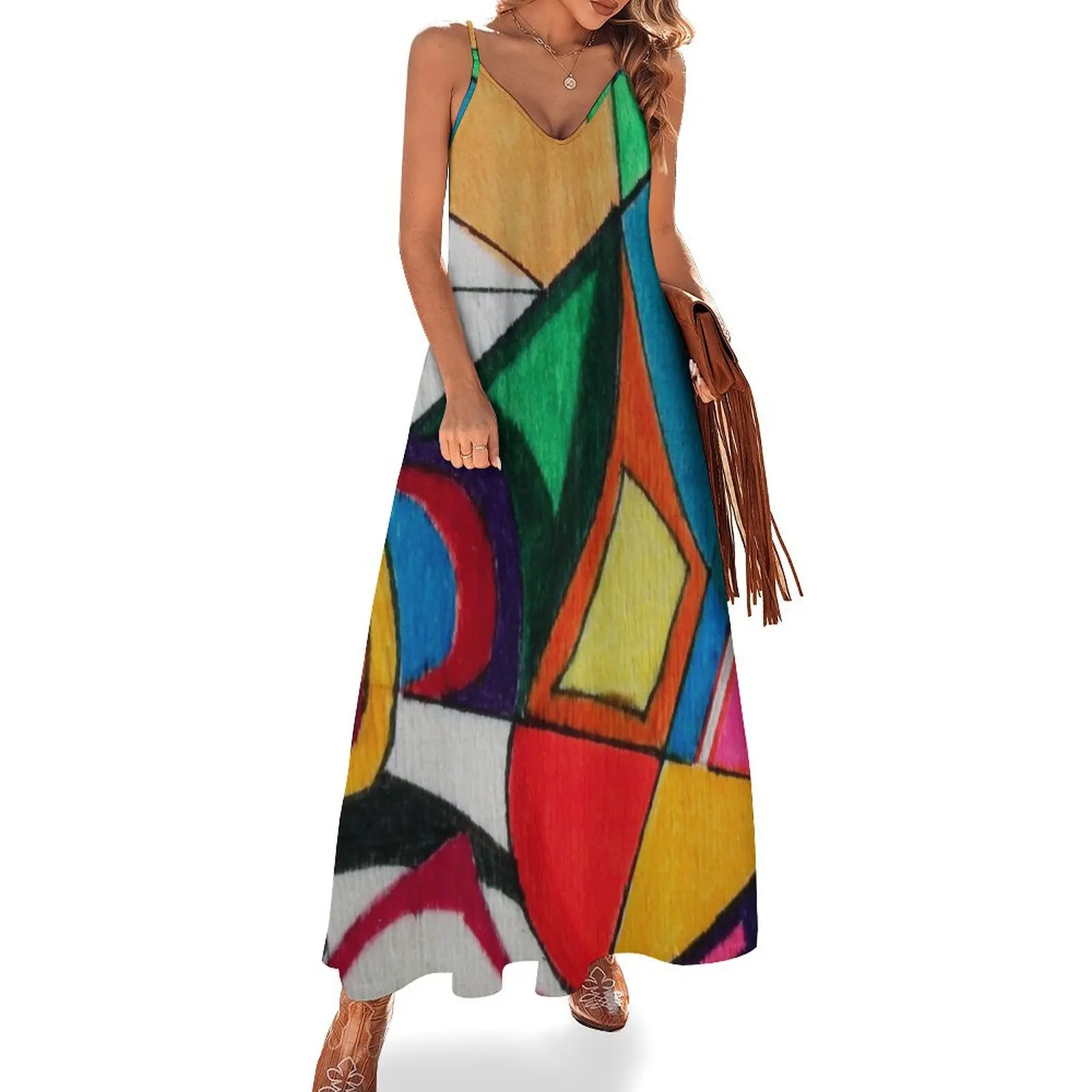 Fruit box Art - geometric abstract no 2 of 4 Sleeveless Dress party dresses women fairy dress dress korean style
Fruit box Art - geometric abstract no 2 of 4 Sleeveless Dress party dresses women fairy dress dress korean style