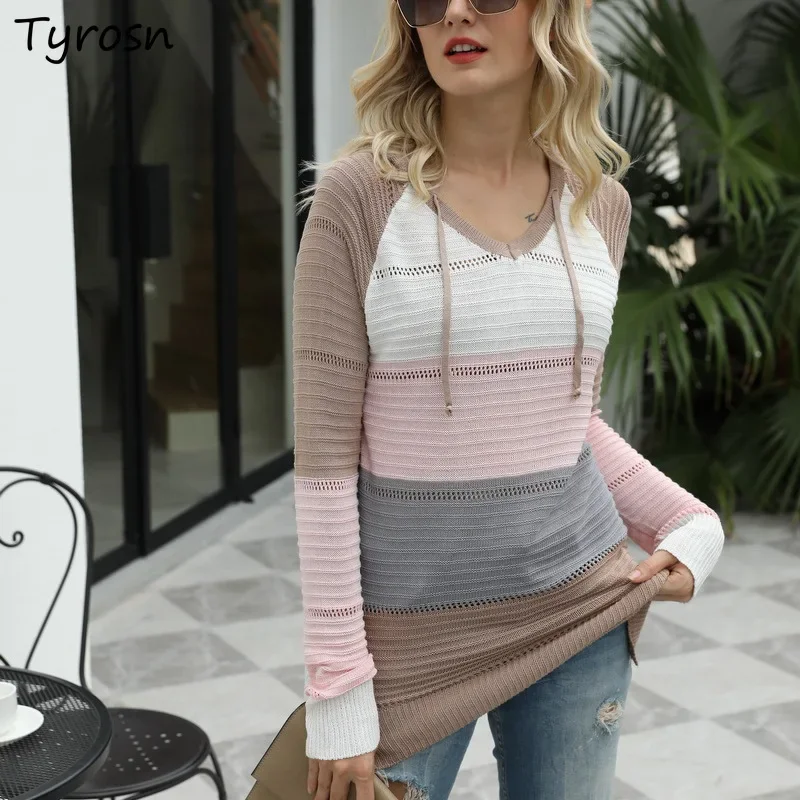 With Hat Hoodies Women Knitted Panelled Soft Vintage Streetwear Fashion Cozy Hooded Clothes Fit Chic Personality European Style
With Hat Hoodies Women Knitted Panelled Soft Vintage Streetwear Fashion Cozy Hooded Clothes Fit Chic Personality European Style
