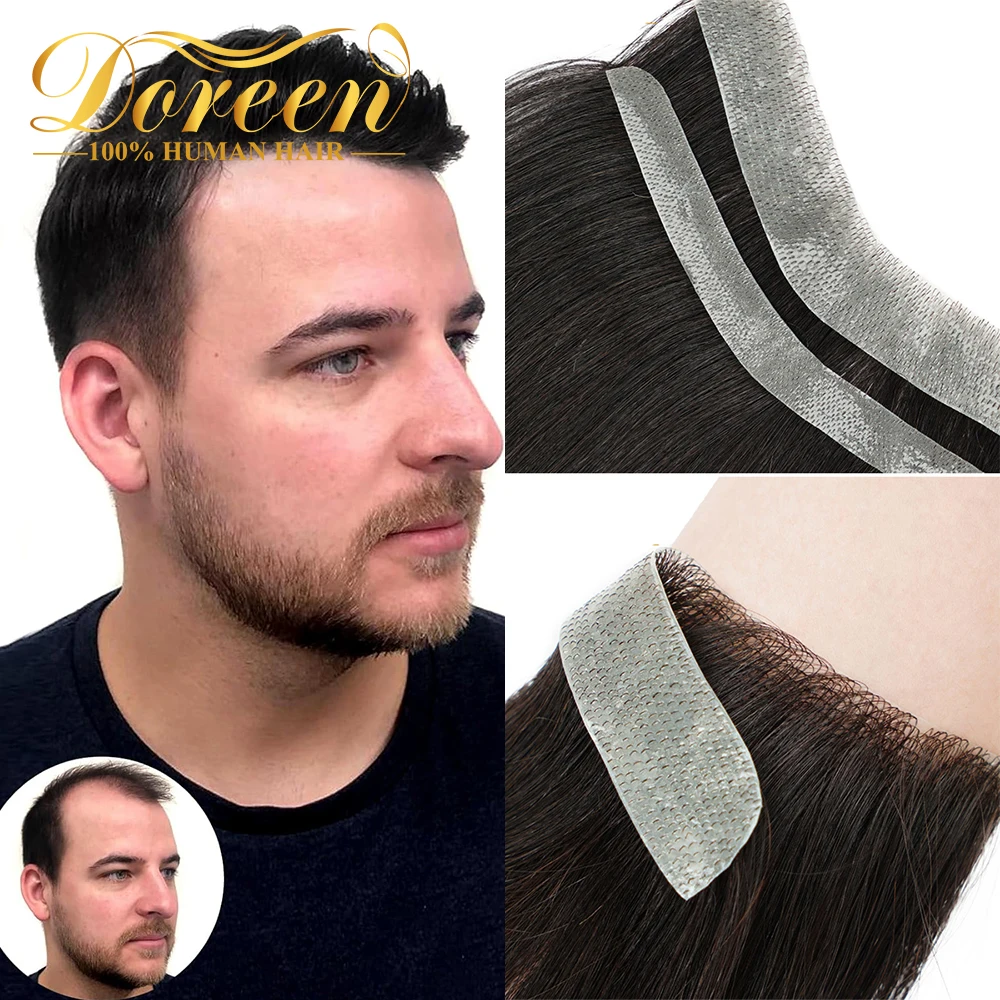 Doreen Front Мужской парик Система замены волос V Стиль Лоб Человеческие волосы Короткие волосы Тонкие ПУ Натуральная линия волос 1,5*16 см
Doreen Front Мужской парик Система замены волос V Стиль Лоб Человеческие волосы Короткие волосы Тонкие ПУ Натуральная линия волос 1,5*16 см