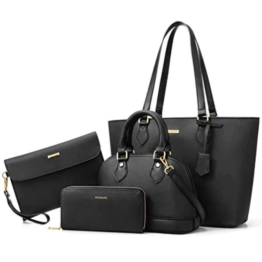 4PCS Women Fashion Handbags Purses Wallet Shoulder Bags Casual Tote Bag Crossbody Bags, Handbag Set Gift for Ladies Girls
4PCS Women Fashion Handbags Purses Wallet Shoulder Bags Casual Tote Bag Crossbody Bags, Handbag Set Gift for Ladies Girls