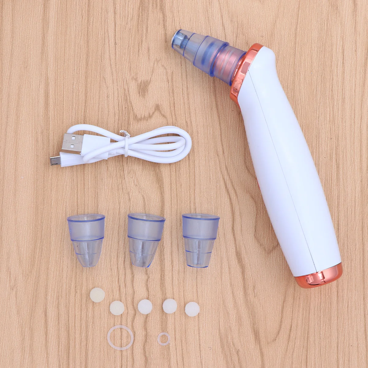 Electric Rechargeable Portable 5 Probes 53Kpa Strong Suction Pore Cleansing Machine For Face Skin Deep
Electric Rechargeable Portable 5 Probes 53Kpa Strong Suction Pore Cleansing Machine For Face Skin Deep