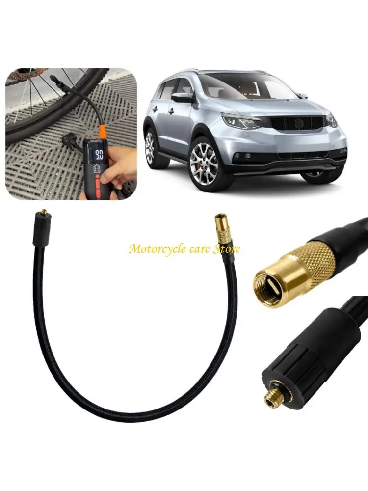 U75F Easy Installation Tire Inflation Adapters for 0.305inch x 32TPI Valves Featuring Copper Connector Leak Proof Flexible Ho
U75F Easy Installation Tire Inflation Adapters for 0.305inch x 32TPI Valves Featuring Copper Connector Leak Proof Flexible Ho