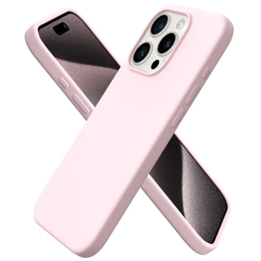 Compatible with iPhone 15 Pro Case 6.1", Liquid Silicone 3 Layers Full Covered Soft Gel Rubber Cover, Shockproof Protective Sli
Compatible with iPhone 15 Pro Case 6.1", Liquid Silicone 3 Layers Full Covered Soft Gel Rubber Cover, Shockproof Protective Sli