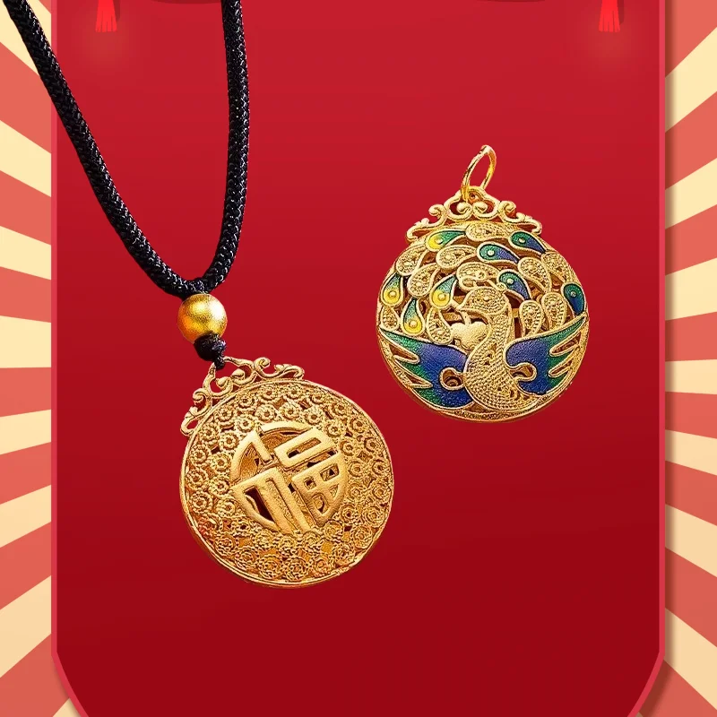 9999 Real Gold 24K Phoenix Pendant Women's Gold Ancient Method Phoenix Fu Brand Burnt Blue Enamel Pendant Pendant Jewelry
9999 Real Gold 24K Phoenix Pendant Women's Gold Ancient Method Phoenix Fu Brand Burnt Blue Enamel Pendant Pendant Jewelry