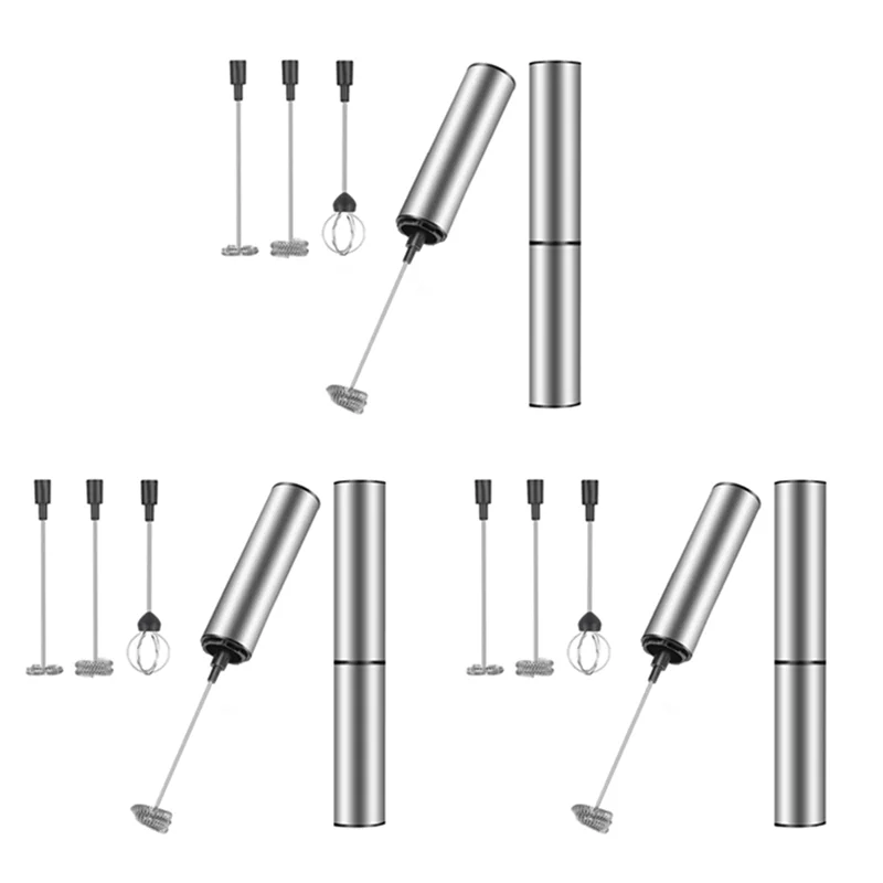 Best-3X Milk Frother Handheld Coffee Frother Electric Whisk, USB Rechargeable Foam Maker Bubbler Egg Beater For Hot Chocolate
Best-3X Milk Frother Handheld Coffee Frother Electric Whisk, USB Rechargeable Foam Maker Bubbler Egg Beater For Hot Chocolate