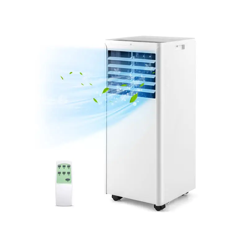 4-in-1 8000 BTU Portable Air Conditioner with Fan and Dehumidifier
4-in-1 8000 BTU Portable Air Conditioner with Fan and Dehumidifier
