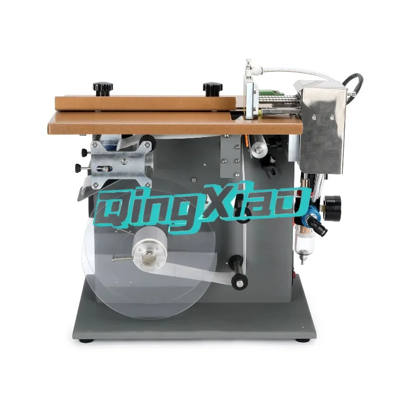 High Precision Pneumatic Hand Held Desktop Flat Round Bottle Cap Labeling Machine Small Labeling Machine for Small Boxes Easy Us
High Precision Pneumatic Hand Held Desktop Flat Round Bottle Cap Labeling Machine Small Labeling Machine for Small Boxes Easy Us