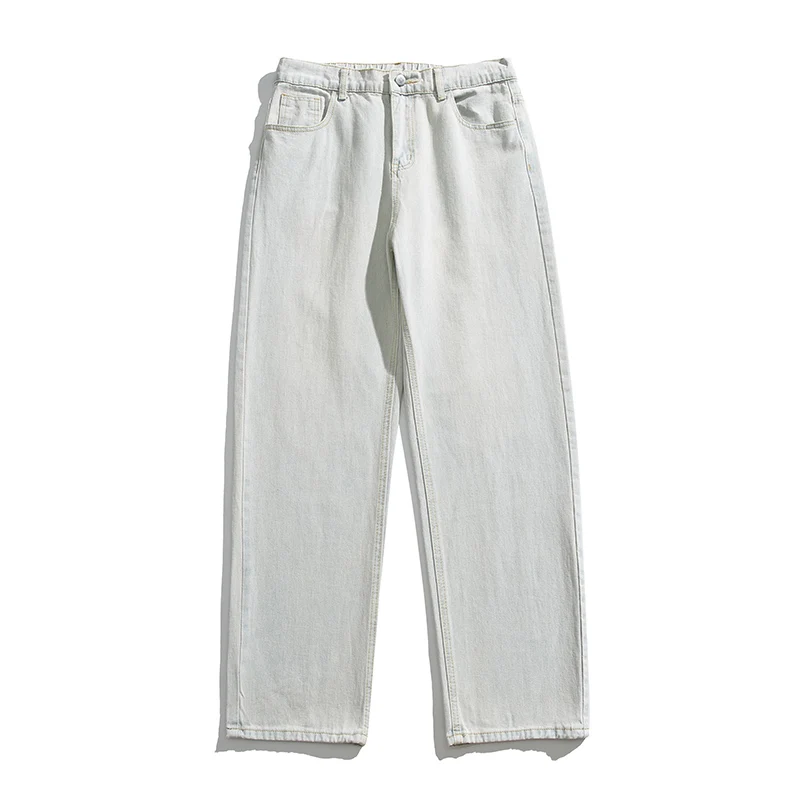 Fashion Korean version jeans for men's spring street solid color slim fit straight leg pants casual versatile wide leg pants
Fashion Korean version jeans for men's spring street solid color slim fit straight leg pants casual versatile wide leg pants