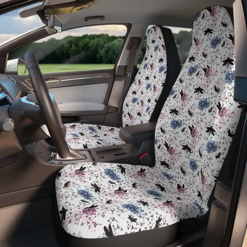 Dragon Flies and Flowers Car Seat Covers for Car and SUV Bucket Seats, Set of Two
Dragon Flies and Flowers Car Seat Covers for Car and SUV Bucket Seats, Set of Two