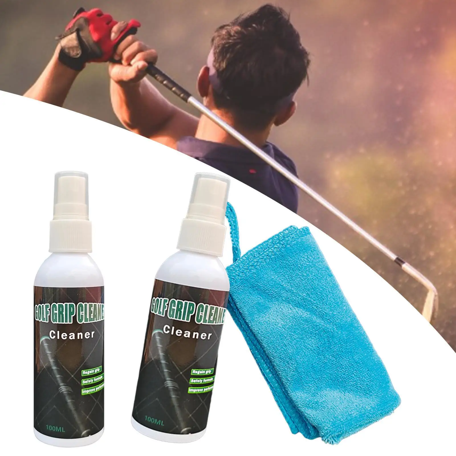 Golf Club Cleaner 100ml AntiSlip Multipurpose Efficient Easy to Use Dust and Sweat Cleaner for Outdoor Activities Adults Athlete
Golf Club Cleaner 100ml AntiSlip Multipurpose Efficient Easy to Use Dust and Sweat Cleaner for Outdoor Activities Adults Athlete