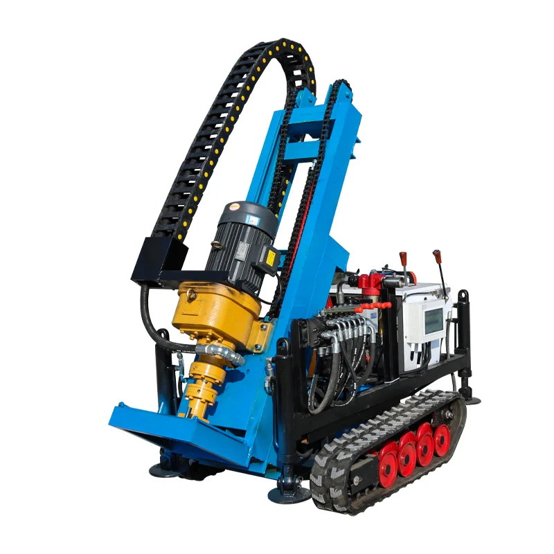 Self-propelled Mine Rock Drill Small Crawler Drill Pile Driver Small Water Well Drilling Rig
Self-propelled Mine Rock Drill Small Crawler Drill Pile Driver Small Water Well Drilling Rig
